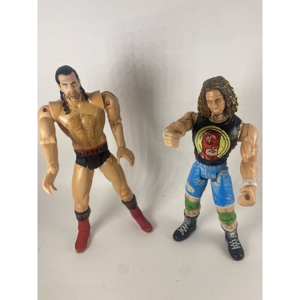 WWE WWF Wrestling WCW Toy Biz 1999 Scott Hall Bruisers Raven Action Figure